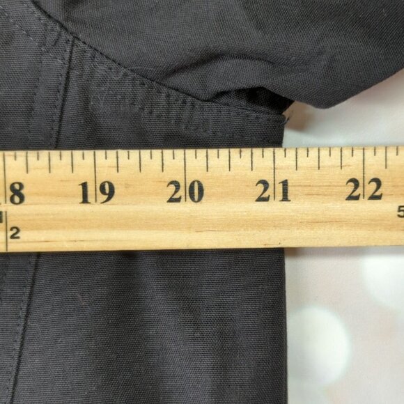 Victor Costa Occasion Black Embroidered Shirt Jacket, Women's Small - Picture 7 of 10